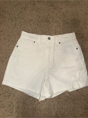 Harper Heritage White High Rise Shorts, sz 27